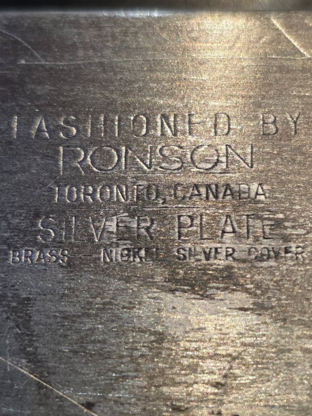 Vintage Ronson Silver Plate  Box - Picture 4 of 9